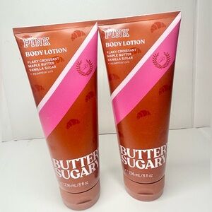 PINK Butter Sugary Body Lotion Duo 8 oz New